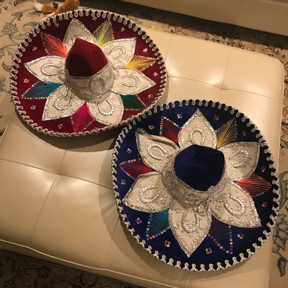 Authentic Mexican sombreros.
